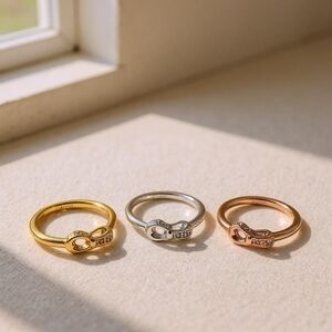 Coach Signature Turnlock Ring Trio – Size 7